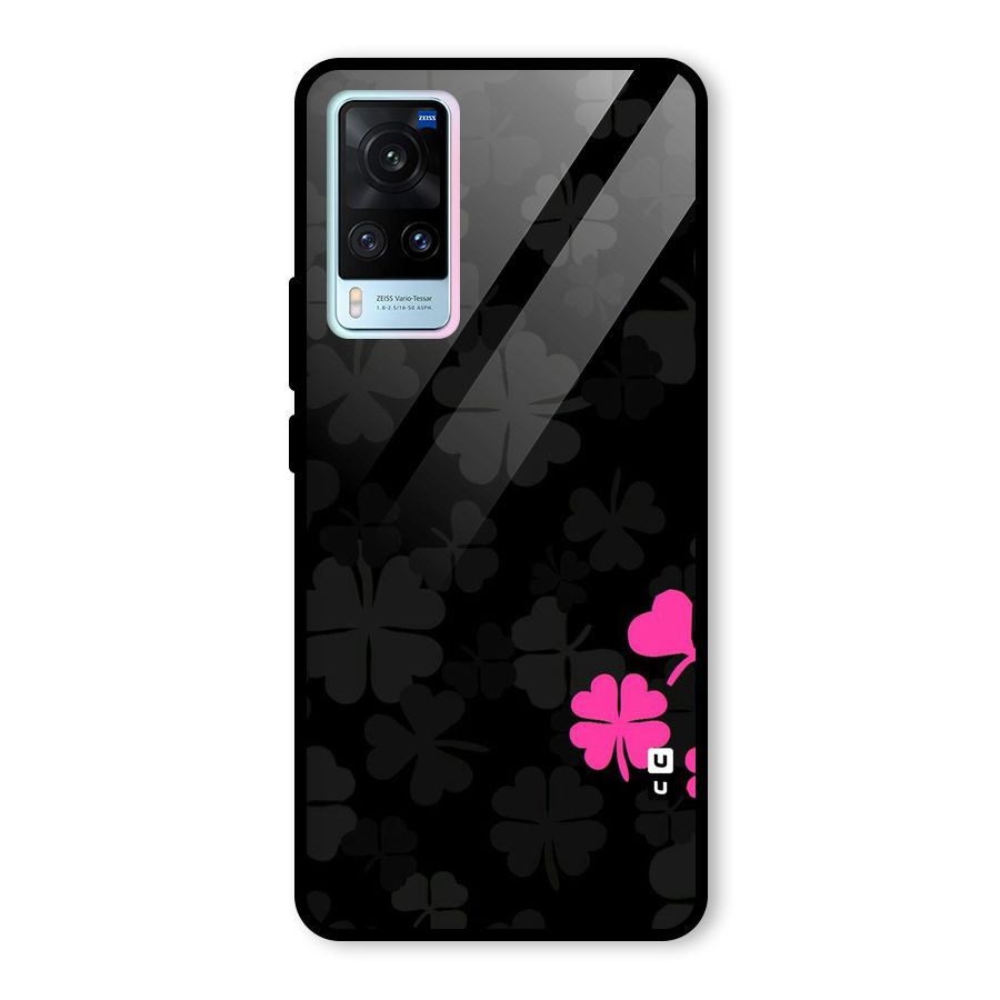 Little Pink Flower Glass Back Case for Vivo X60