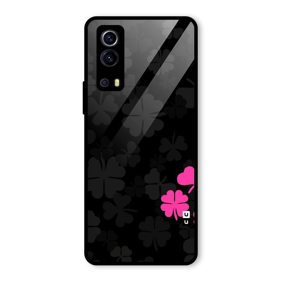 Little Pink Flower Glass Back Case for Vivo iQOO Z3