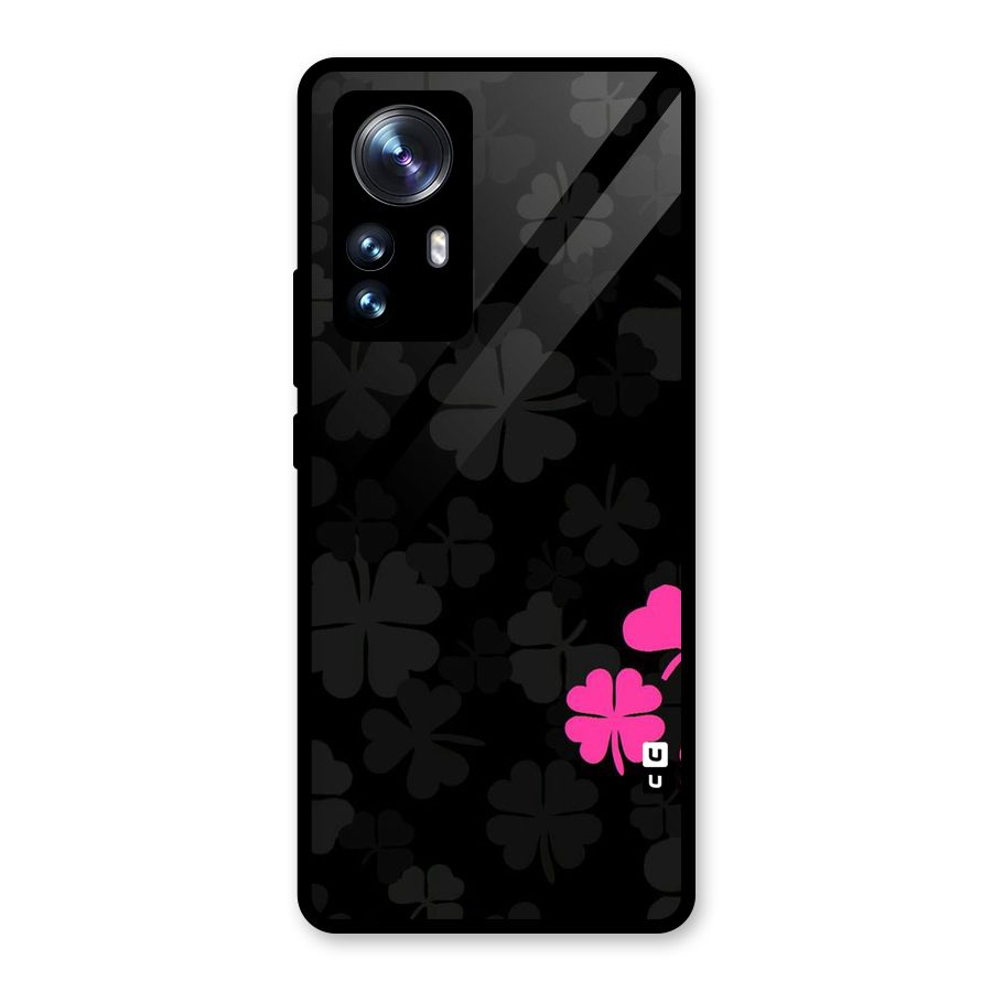 Little Pink Flower Glass Back Case for Xiaomi 12 Pro