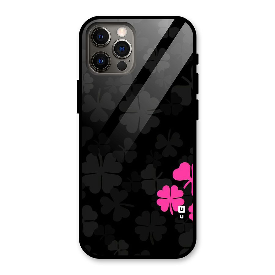 Little Pink Flower Glass Back Case for iPhone 12 Pro