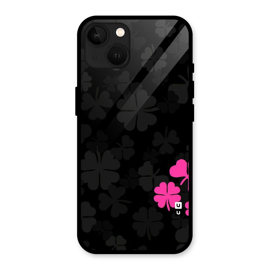 Little Pink Flower Glass Back Case for iPhone 13