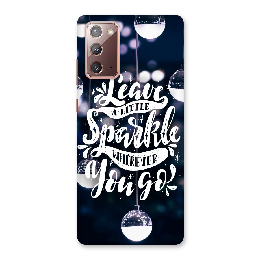 Little Spark Back Case for Galaxy Note 20