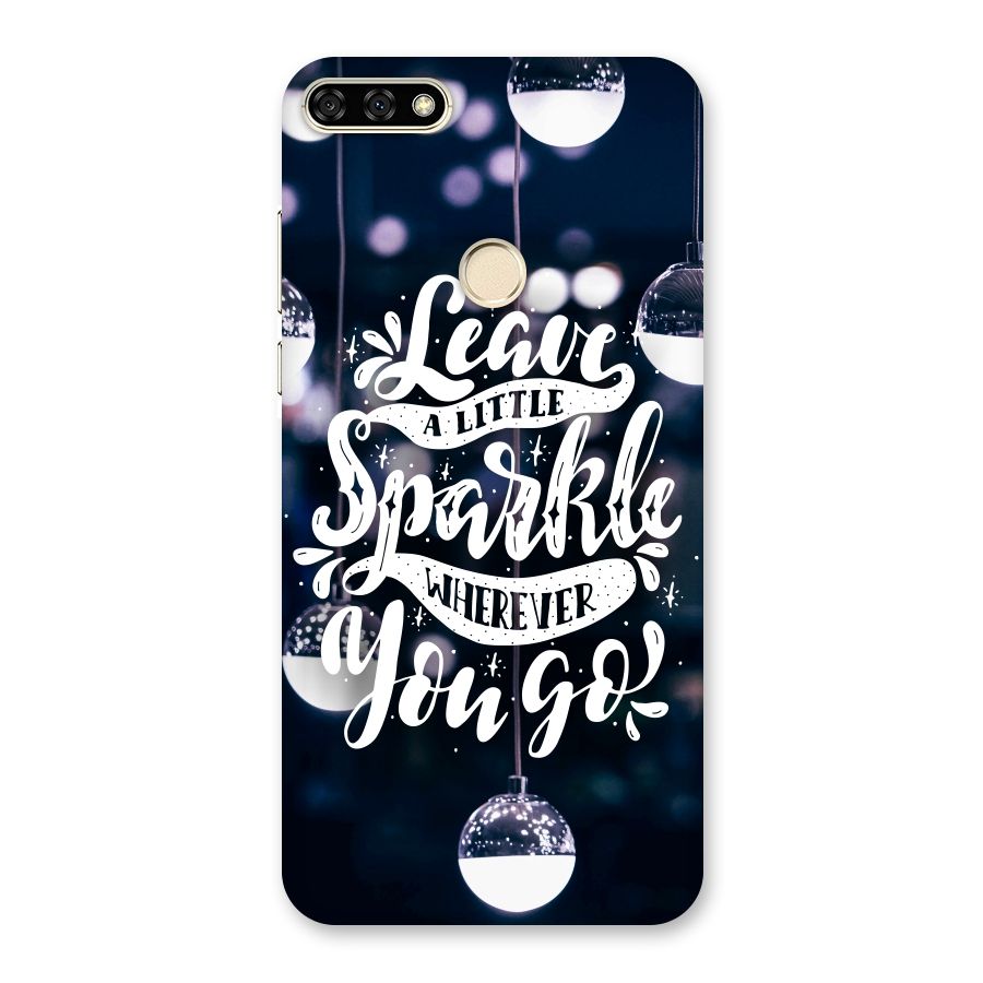 Little Spark Back Case for Honor 7A