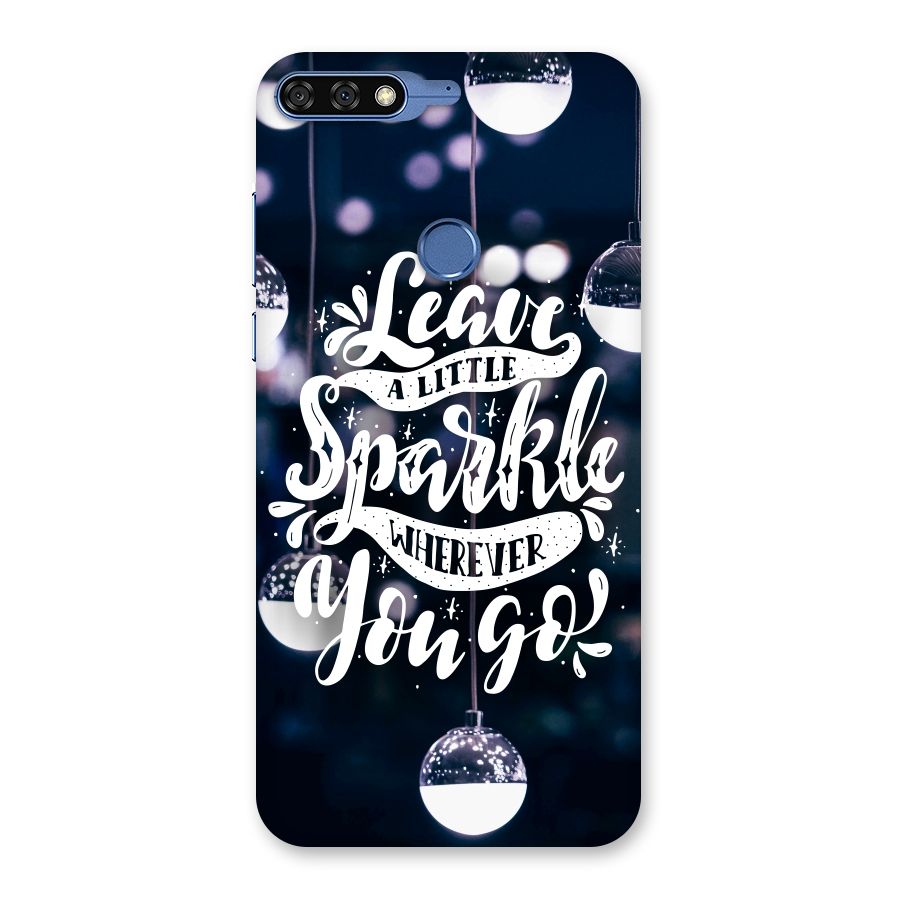 Little Spark Back Case for Honor 7C