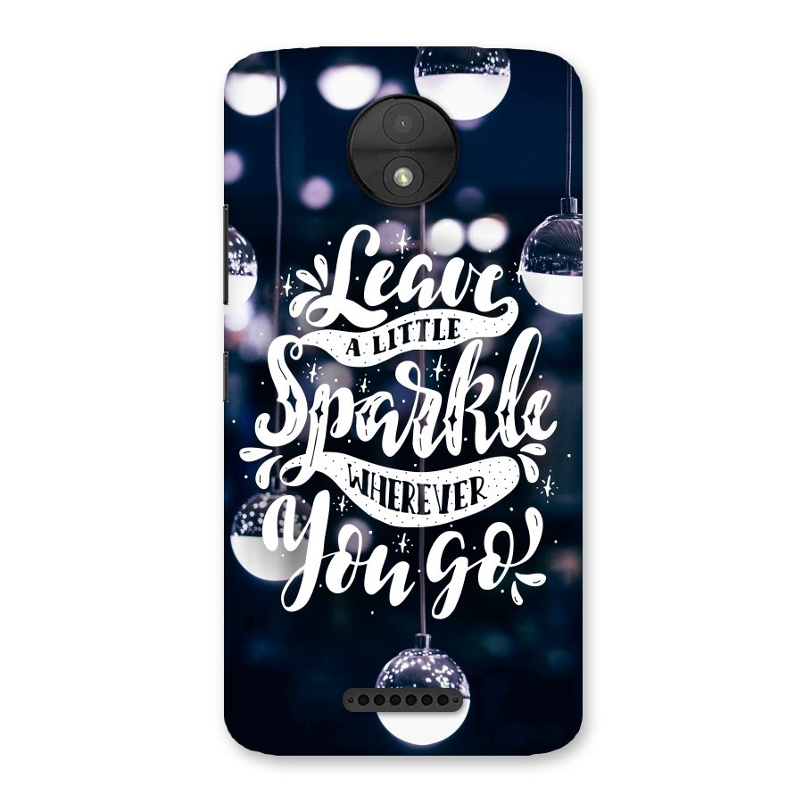 Little Spark Back Case for Moto C