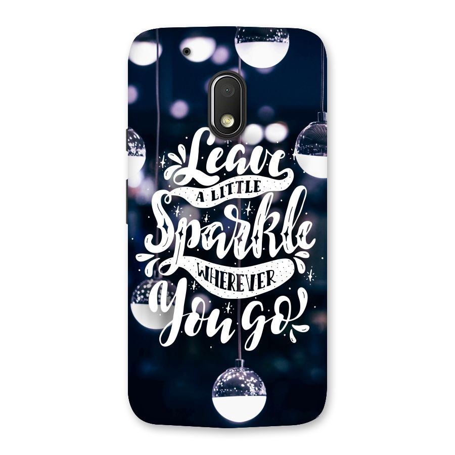 Little Spark Back Case for Moto G4 Play