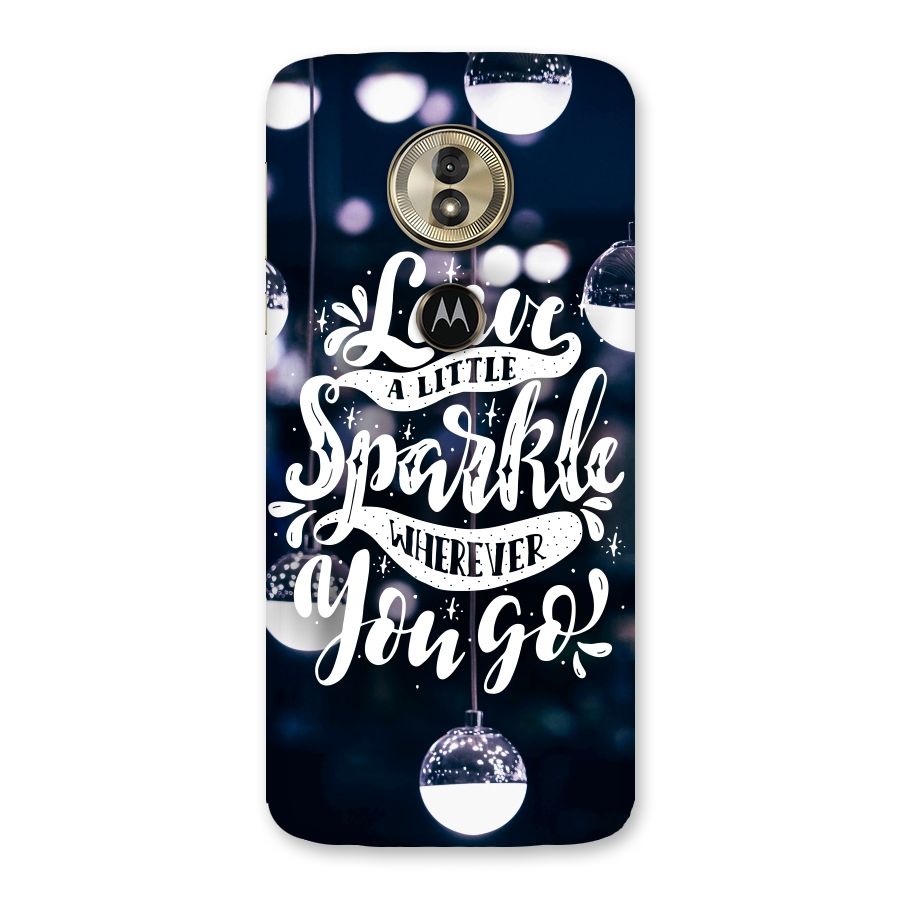 Little Spark Back Case for Moto G6 Play