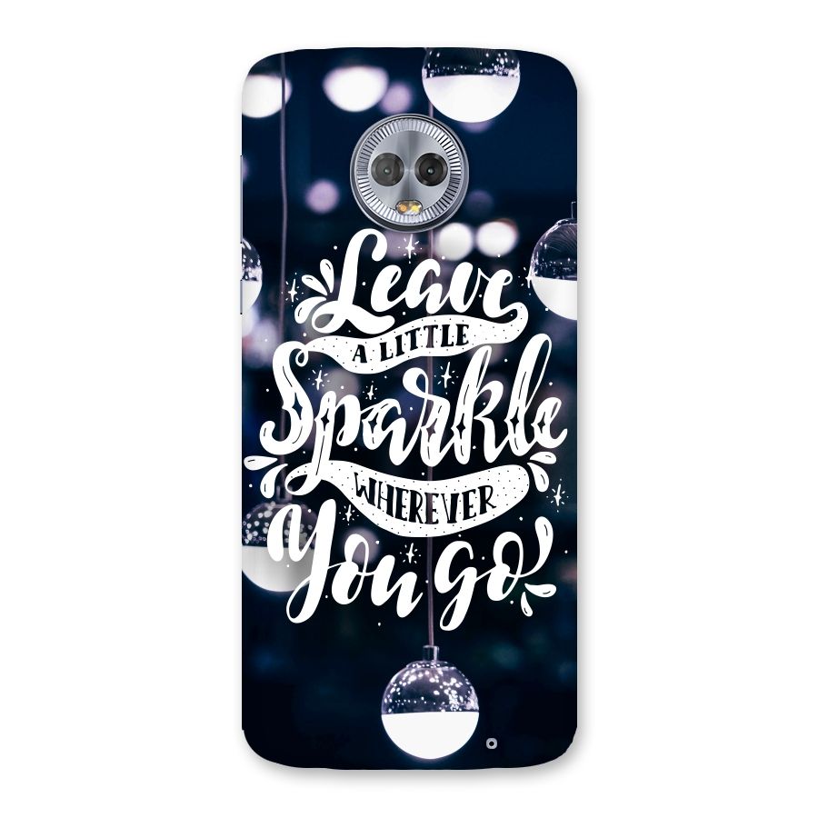 Little Spark Back Case for Moto G6 Plus