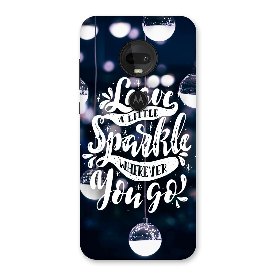 Little Spark Back Case for Moto G7