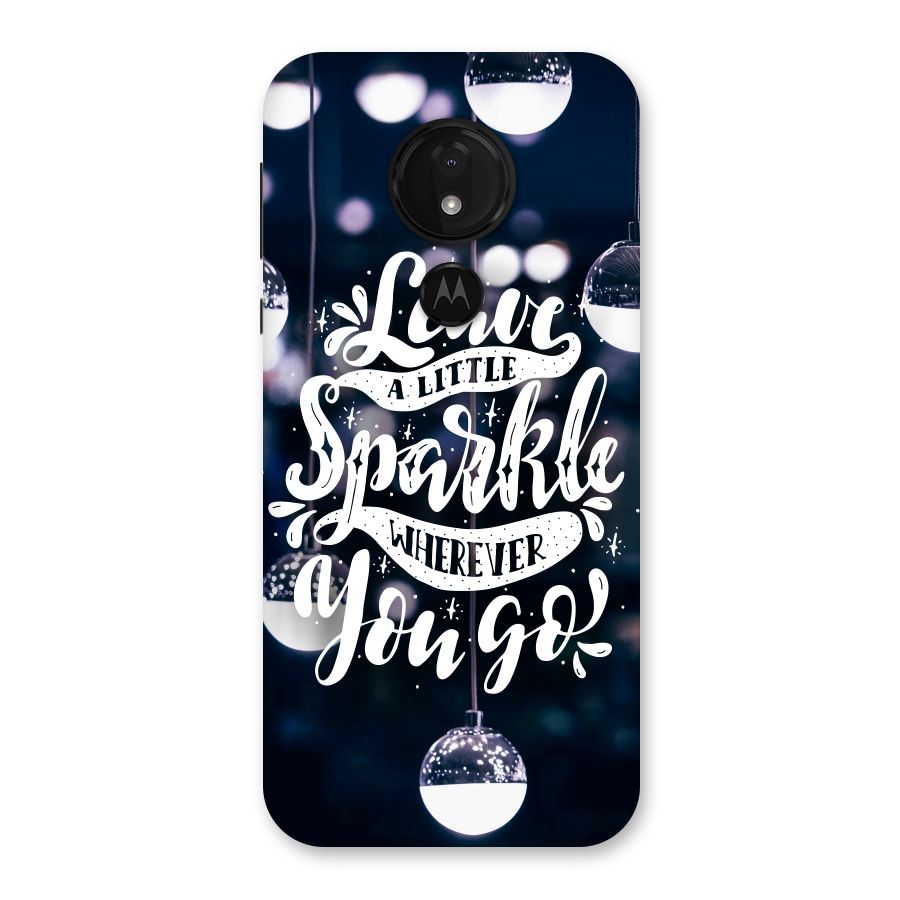 Little Spark Back Case for Moto G7 Power