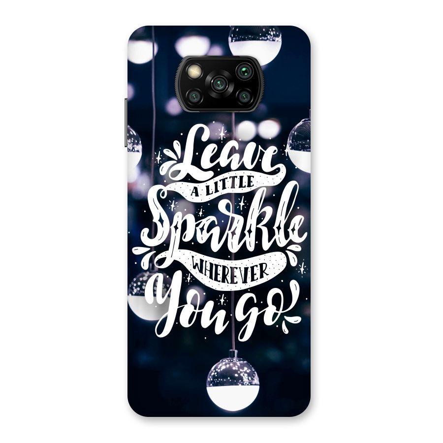 Little Spark Back Case for Poco X3