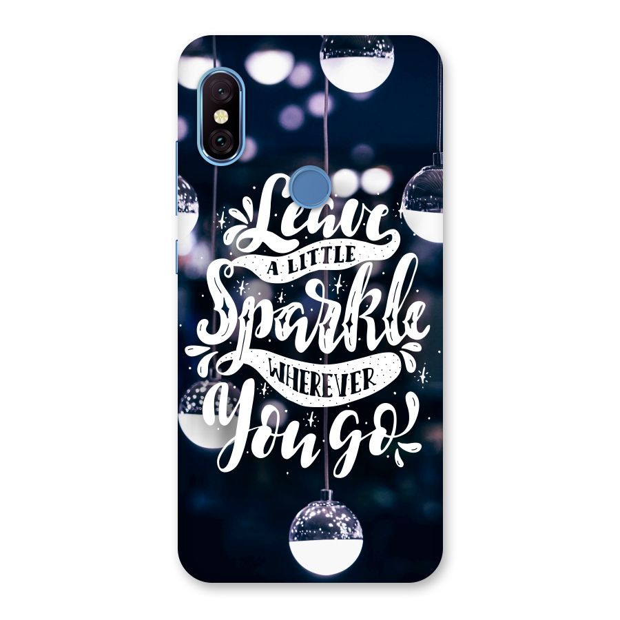 Little Spark Back Case for Redmi Note 6 Pro