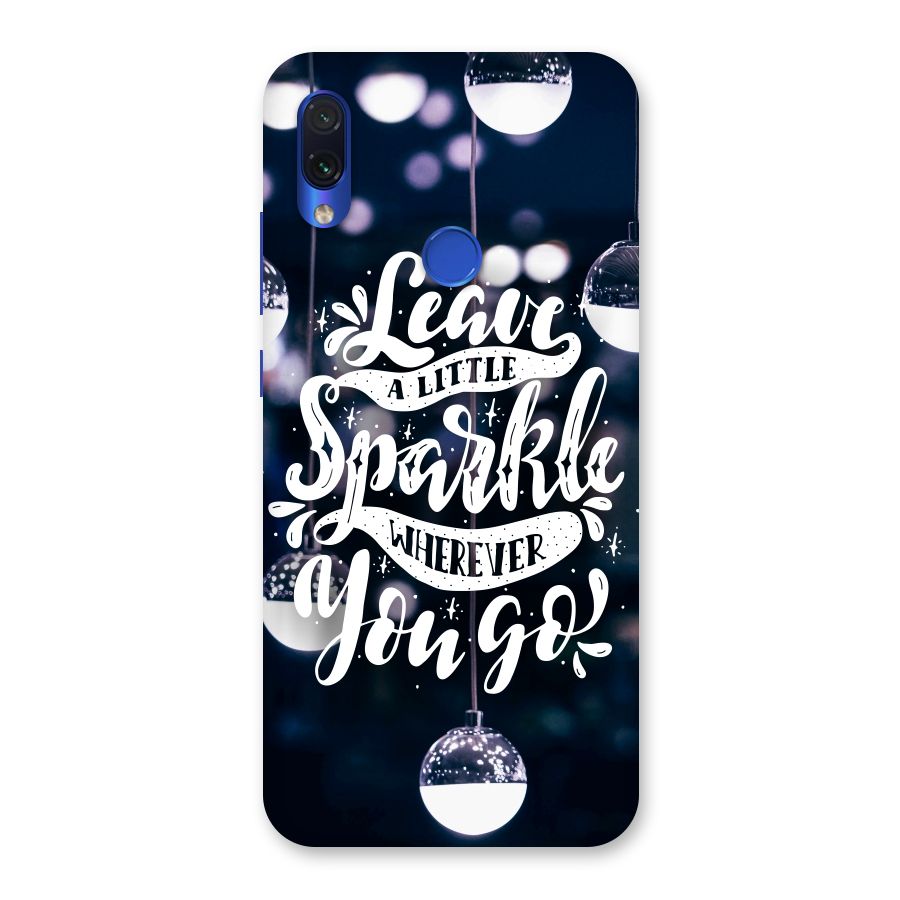Little Spark Back Case for Redmi Note 7