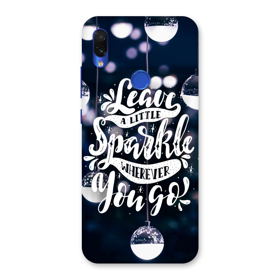 Little Spark Back Case for Redmi Note 7S