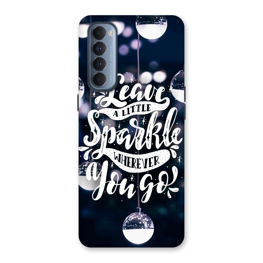 Little Spark Back Case for Reno4 Pro