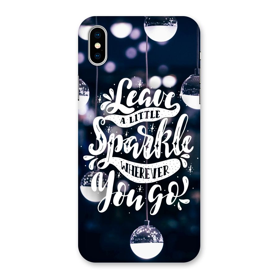 Little Spark Back Case for iPhone XS