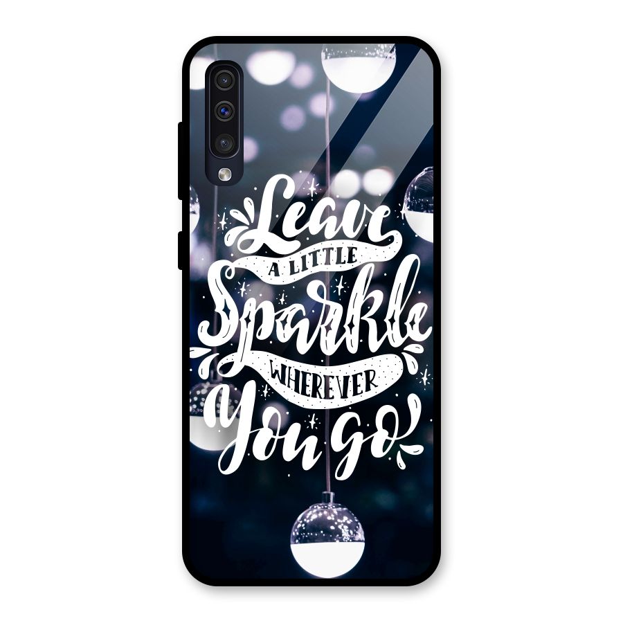 Little Spark Glass Back Case for Galaxy A50s