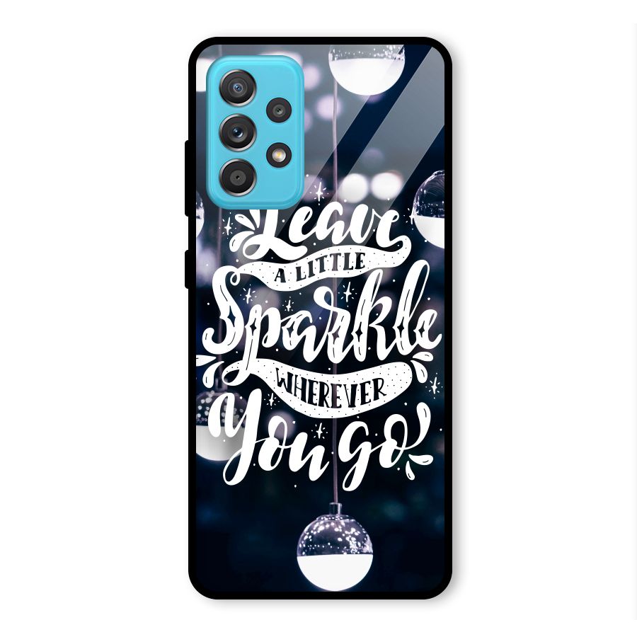 Little Spark Glass Back Case for Galaxy A52