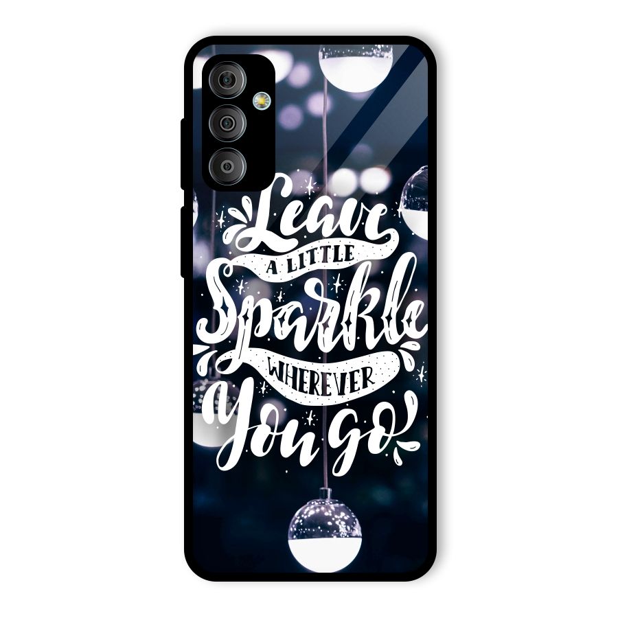 Little Spark Glass Back Case for Galaxy F23