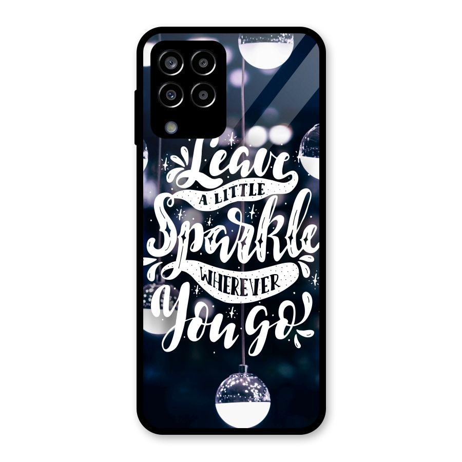 Little Spark Glass Back Case for Galaxy M33
