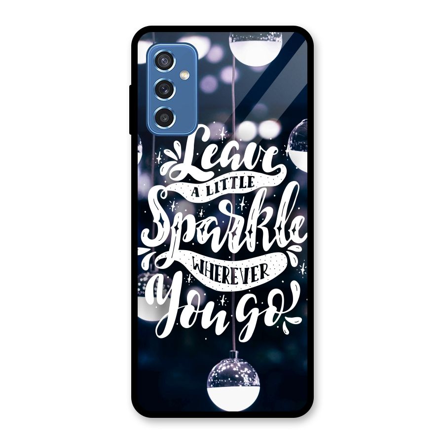 Little Spark Glass Back Case for Galaxy M52 5G