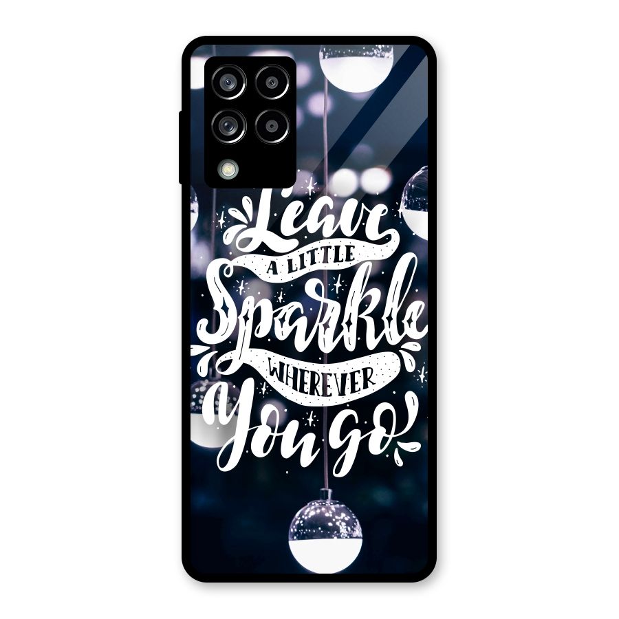 Little Spark Glass Back Case for Galaxy M53 5G