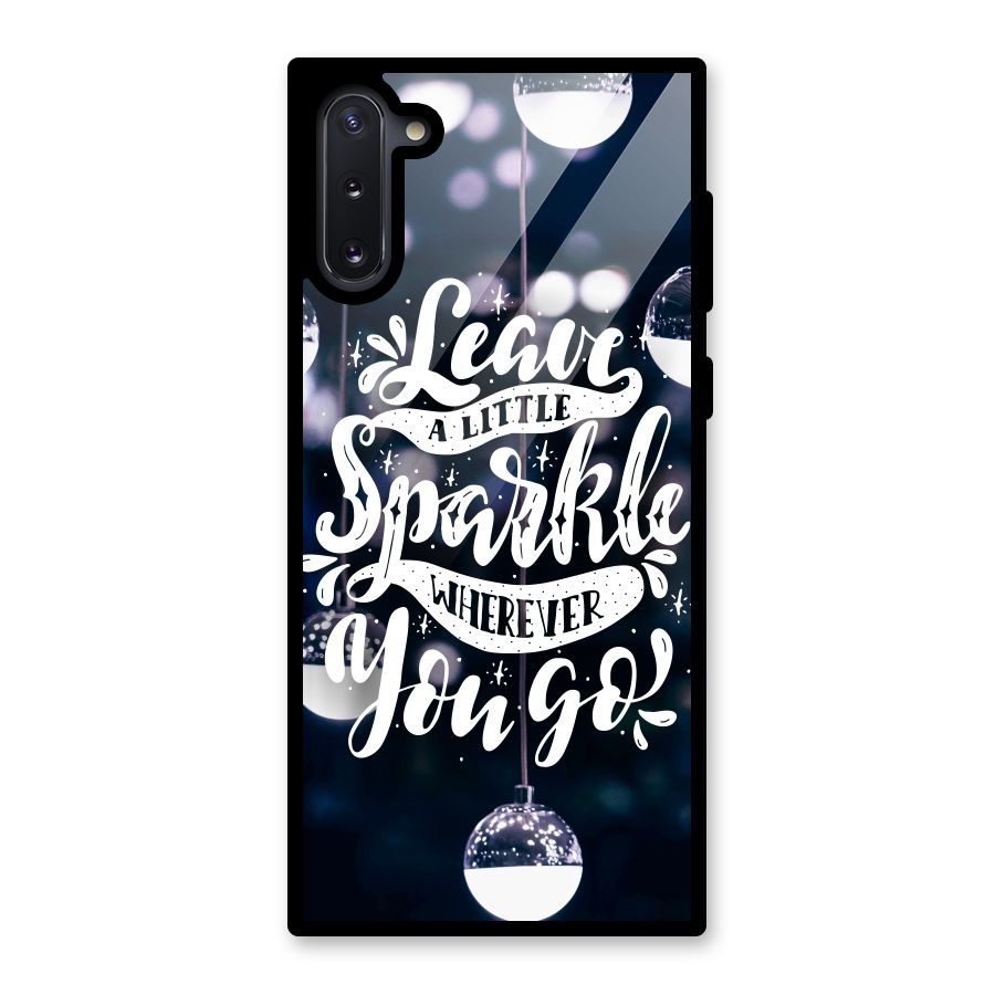Little Spark Glass Back Case for Galaxy Note 10