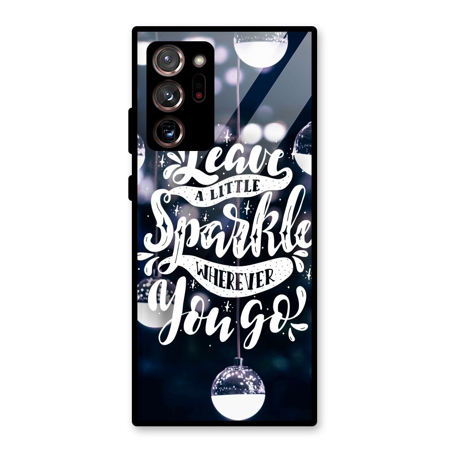 Little Spark Glass Back Case for Galaxy Note 20 Ultra