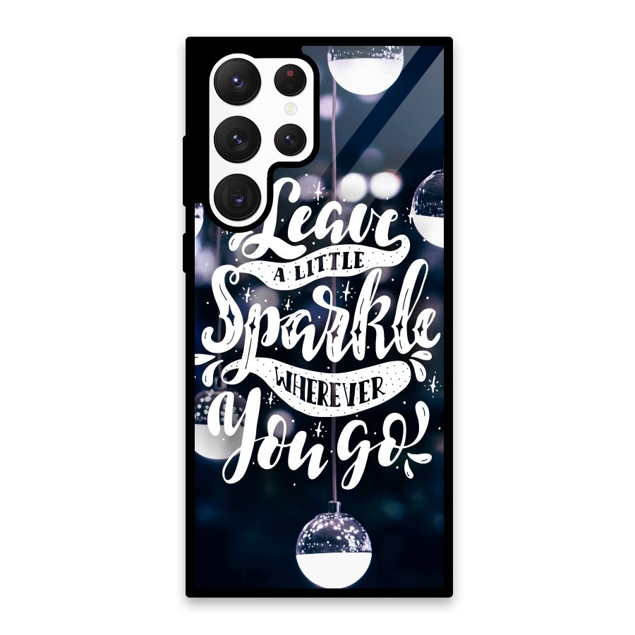 Little Spark Glass Back Case for Galaxy S22 Ultra 5G