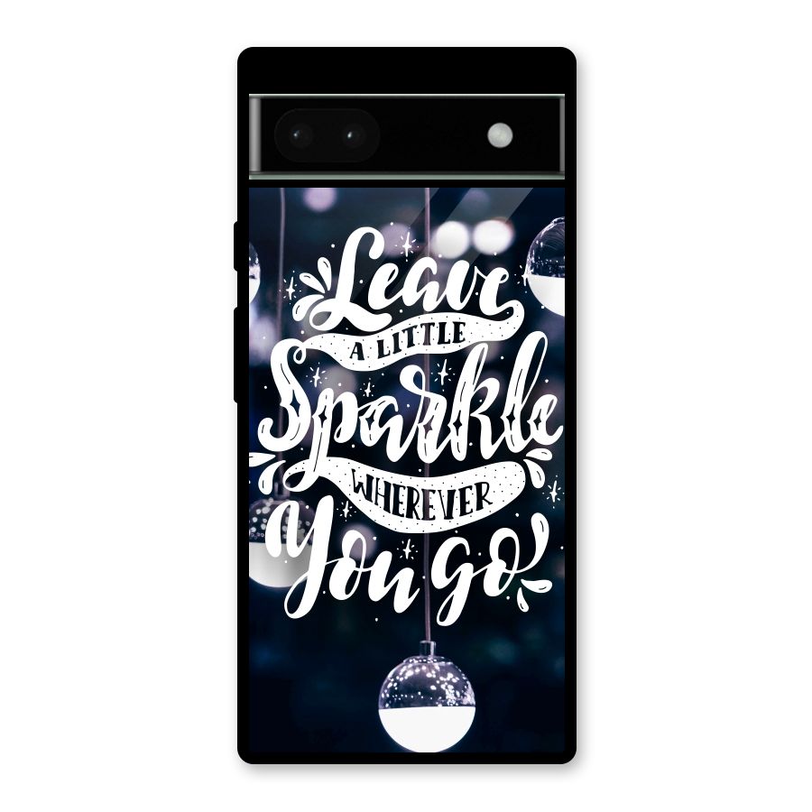 Little Spark Glass Back Case for Google Pixel 6a