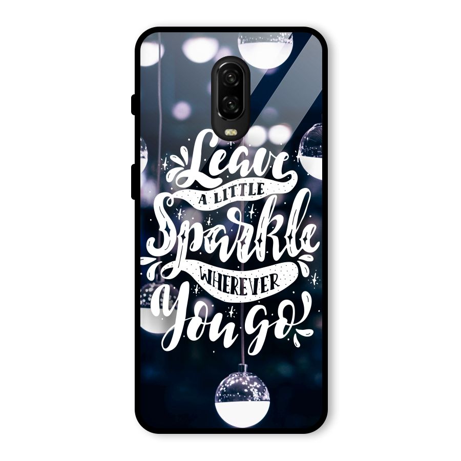 Little Spark Glass Back Case for OnePlus 6T