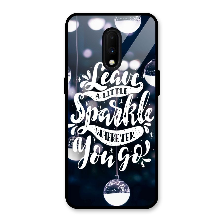 Little Spark Glass Back Case for OnePlus 7
