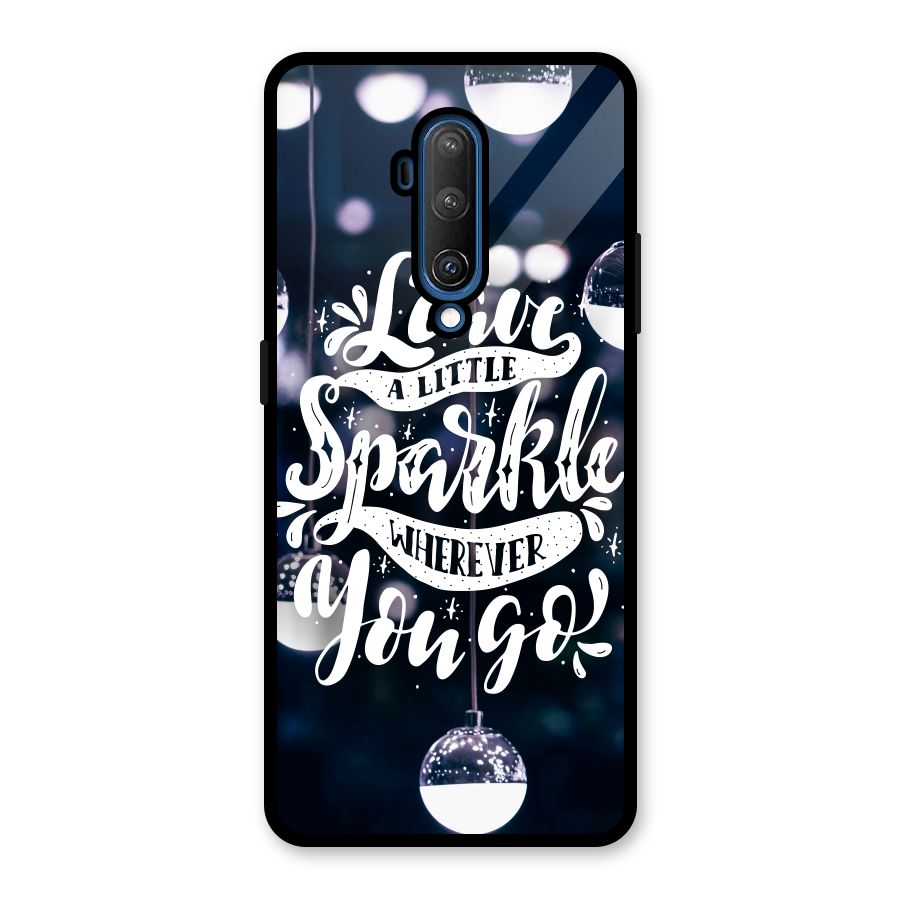 Little Spark Glass Back Case for OnePlus 7T Pro
