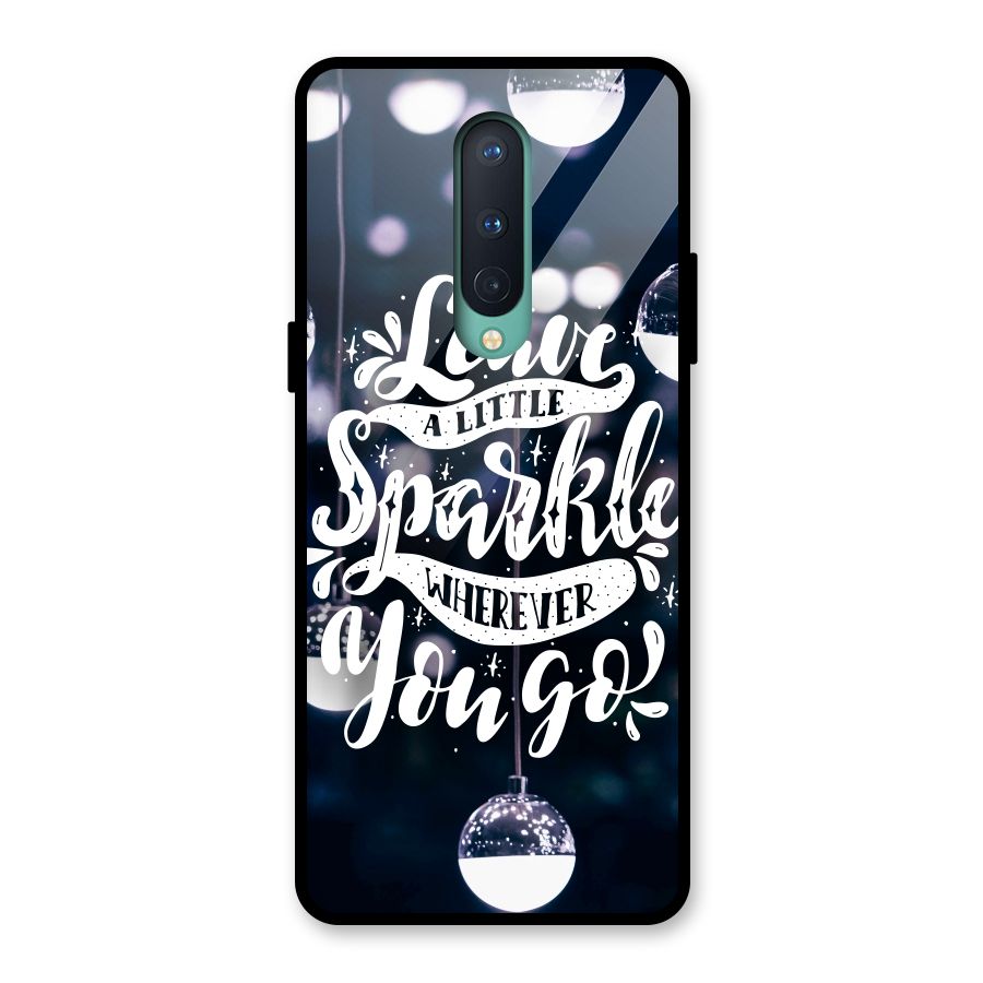 Little Spark Glass Back Case for OnePlus 8