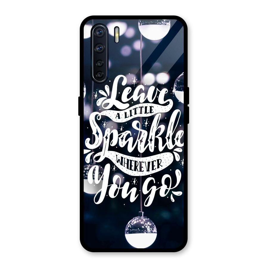 Little Spark Glass Back Case for Oppo F15