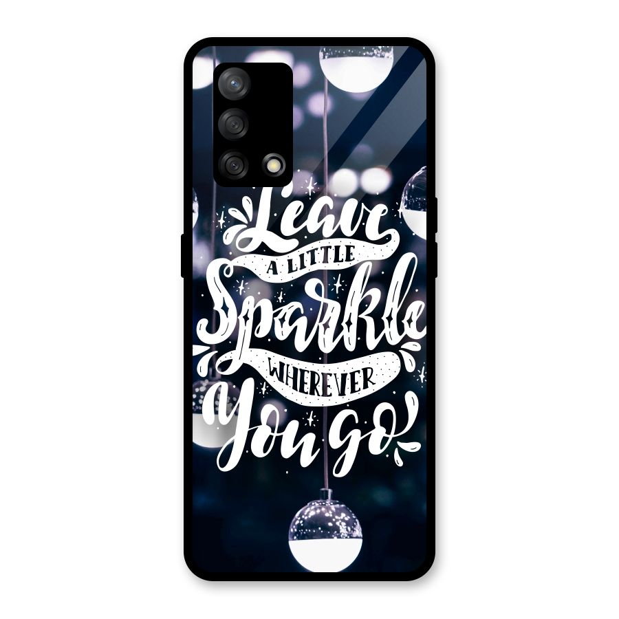 Little Spark Glass Back Case for Oppo F19