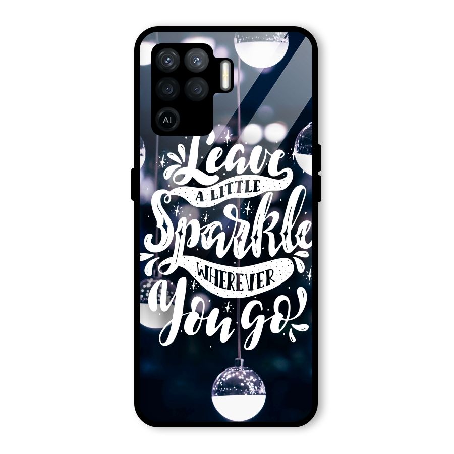 Little Spark Glass Back Case for Oppo F19 Pro