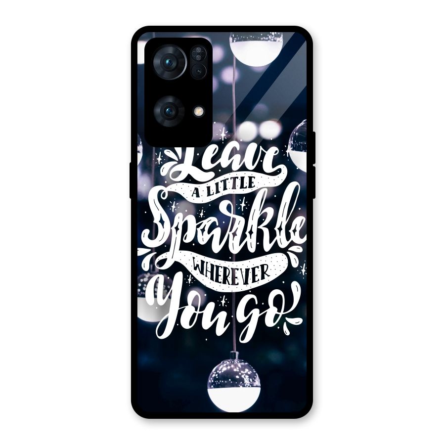 Little Spark Glass Back Case for Oppo Reno7 Pro 5G