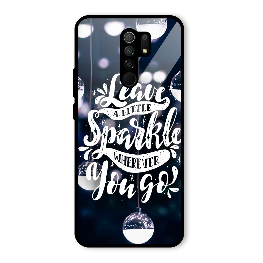 Little Spark Glass Back Case for Poco M2