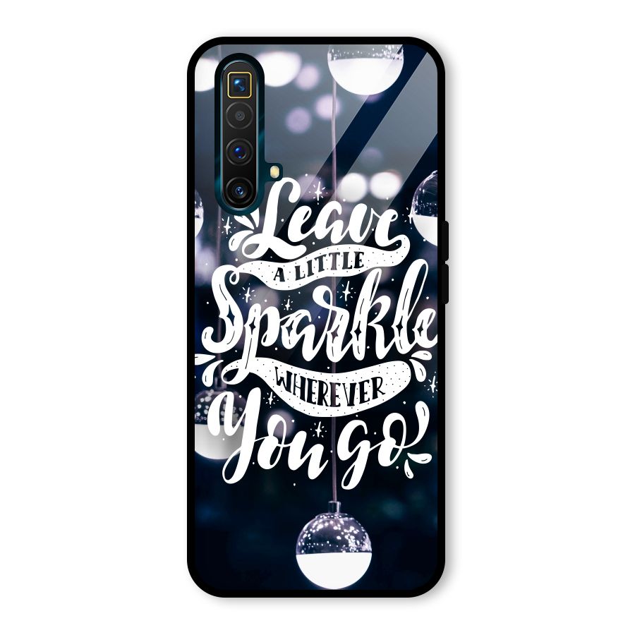Little Spark Glass Back Case for Realme X3