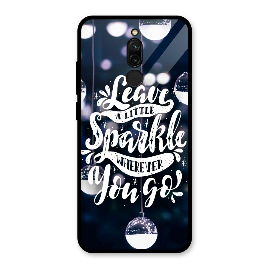 Little Spark Glass Back Case for Redmi 8