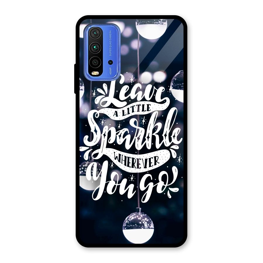 Little Spark Glass Back Case for Redmi 9 Power