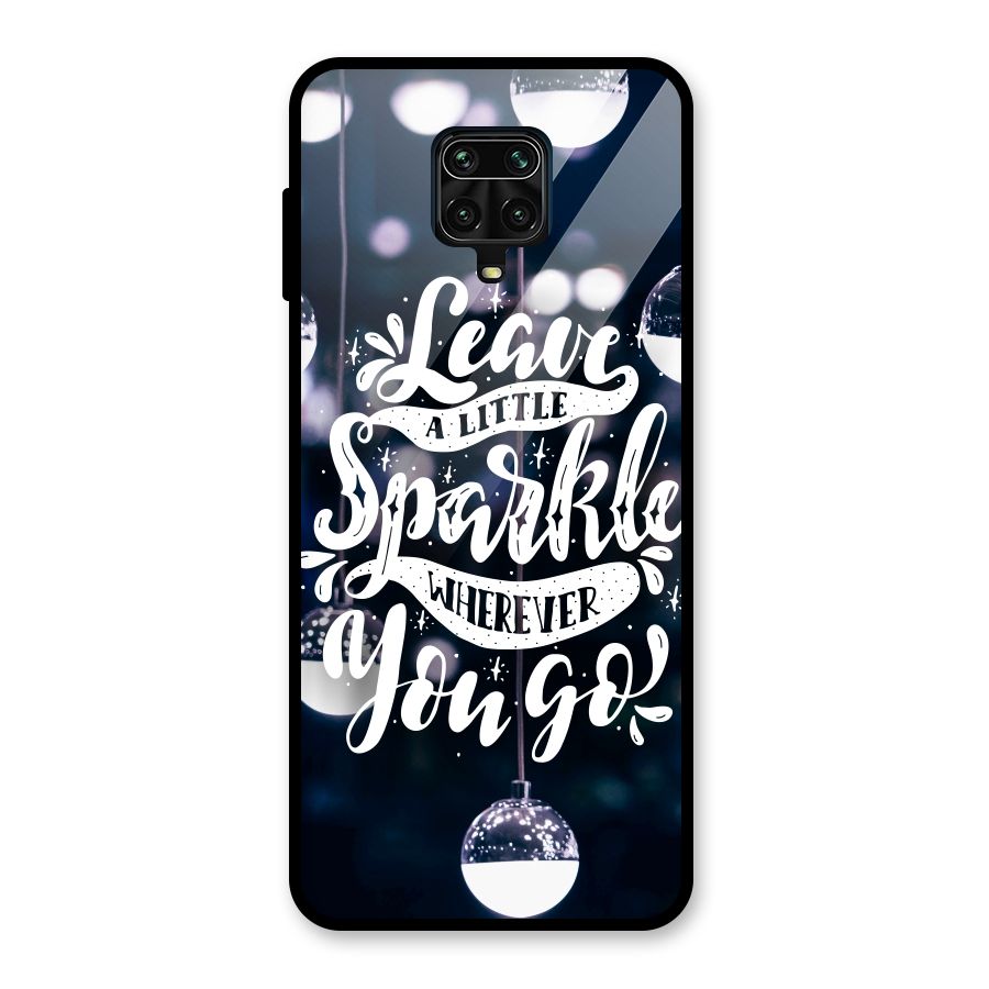 Little Spark Glass Back Case for Redmi Note 10 Lite