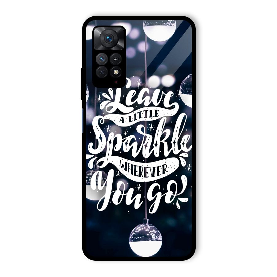 Little Spark Glass Back Case for Redmi Note 11 Pro