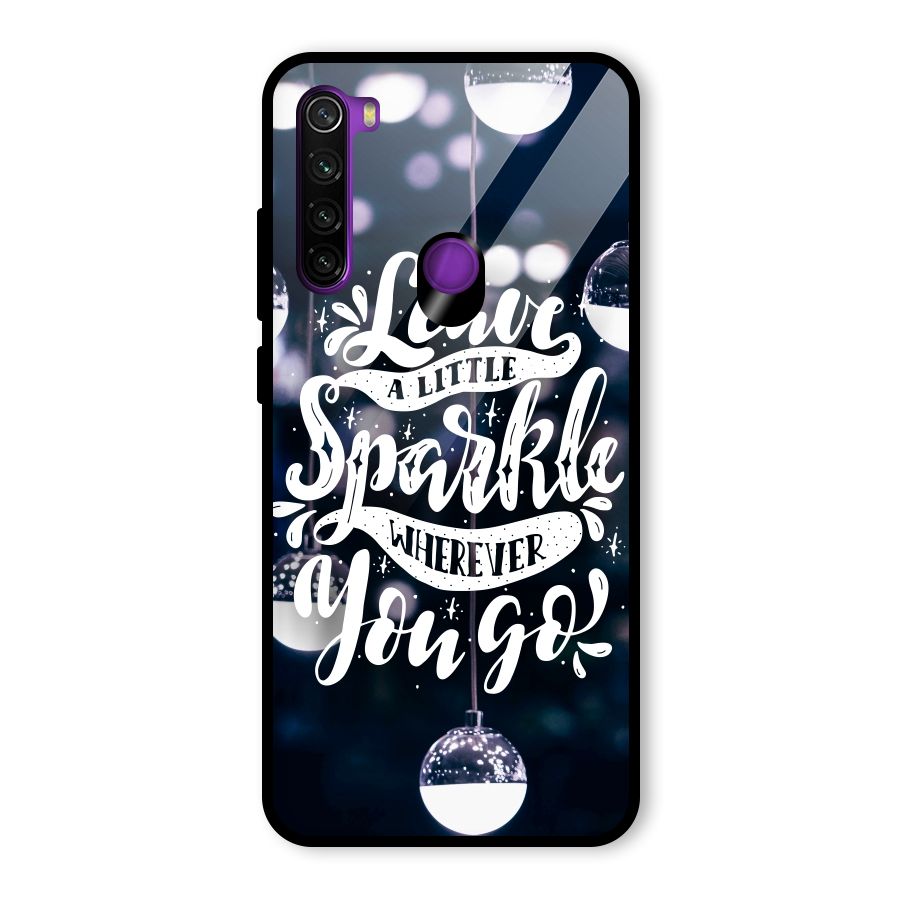 Little Spark Glass Back Case for Redmi Note 8