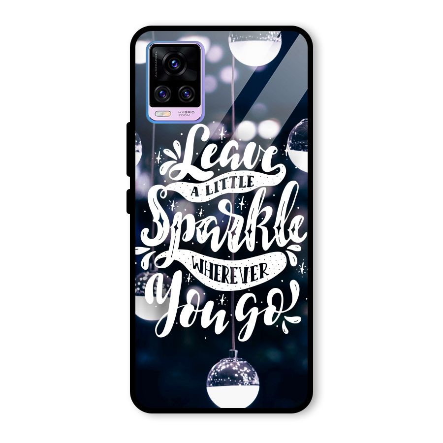 Little Spark Glass Back Case for Vivo V20 Pro