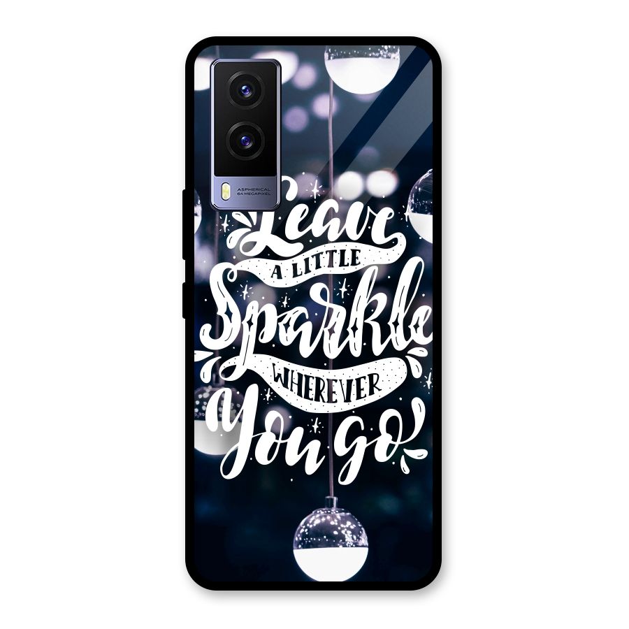 Little Spark Glass Back Case for Vivo V21e 5G