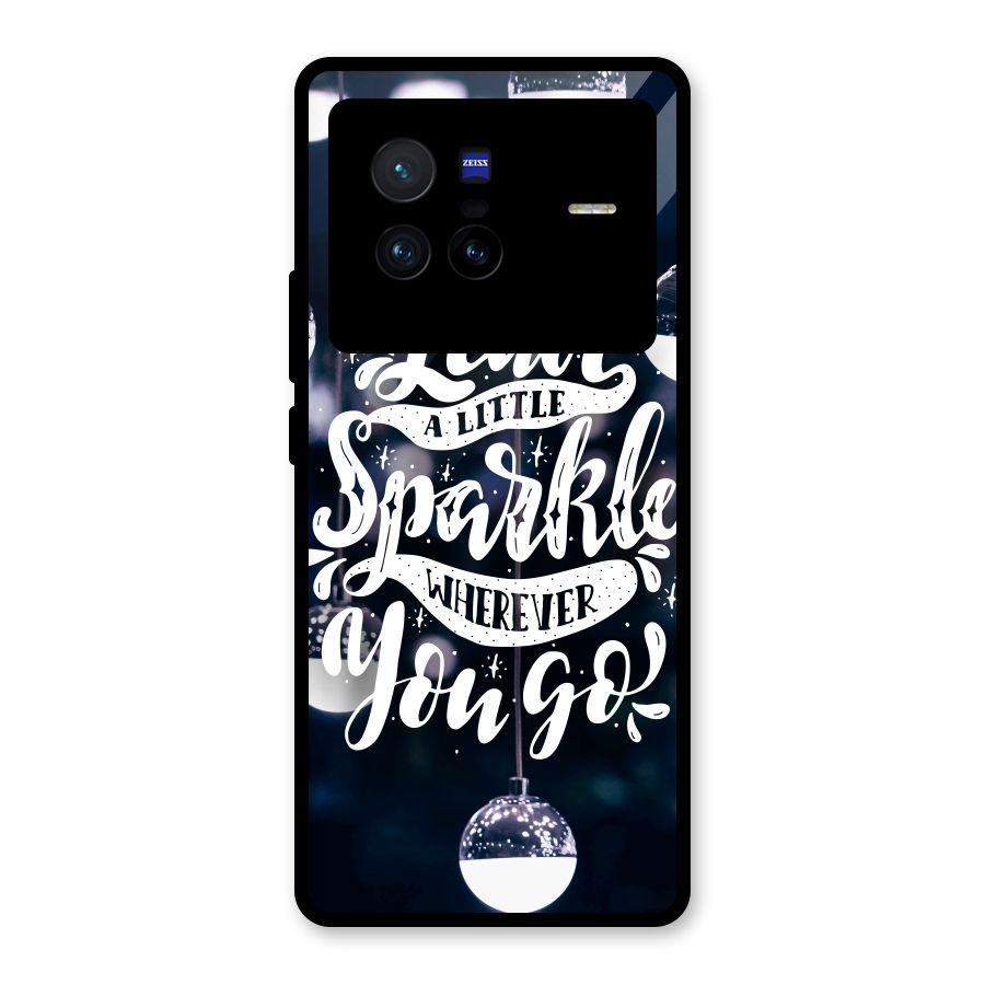 Little Spark Glass Back Case for Vivo X80