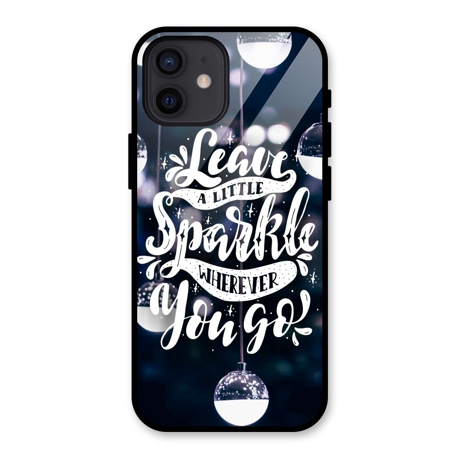 Little Spark Glass Back Case for iPhone 12