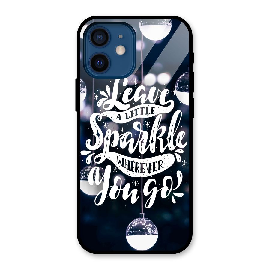 Little Spark Glass Back Case for iPhone 12 Mini